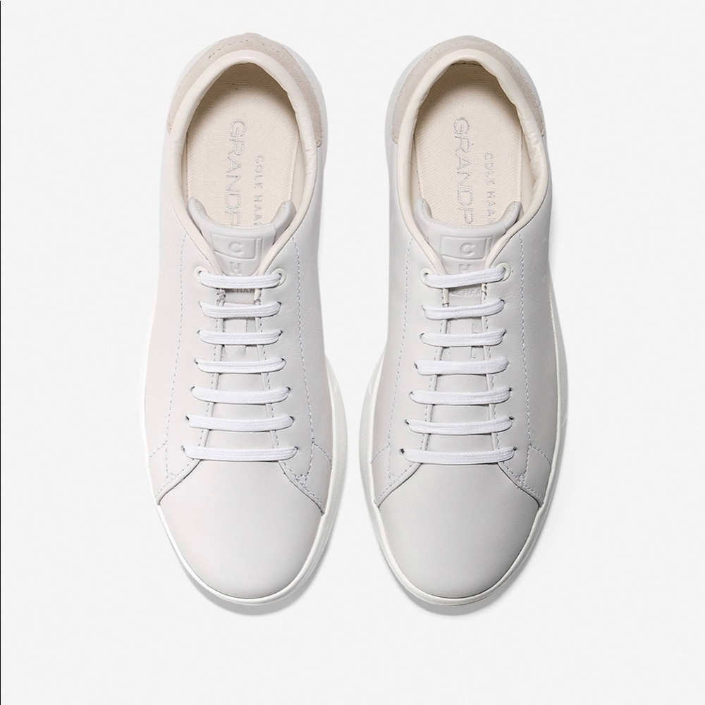 Men’s Cole Haan Grandpro Tennis Shoe, size 9 White